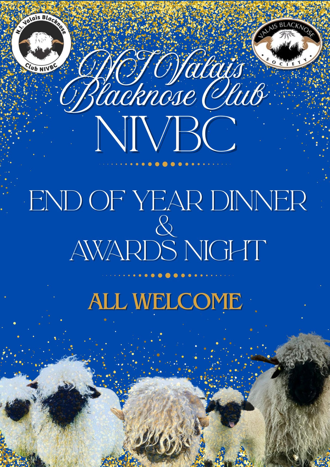 NIVBC Awards Night Adult Ticket inc 3 Course Dinner