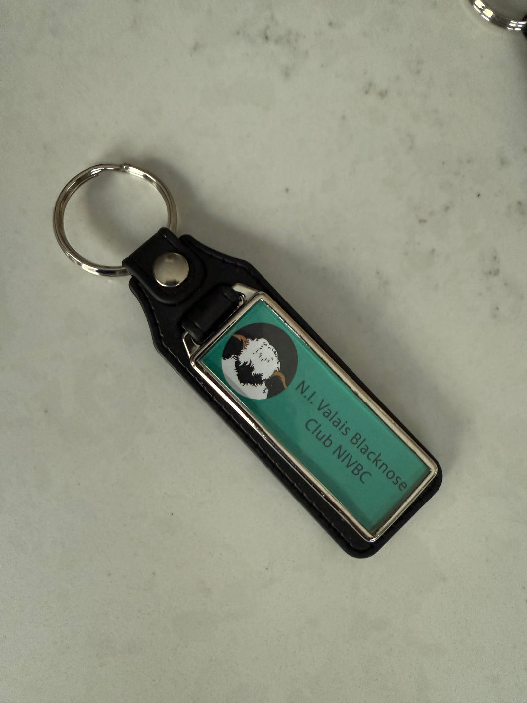 NIVBC Leather Keyring